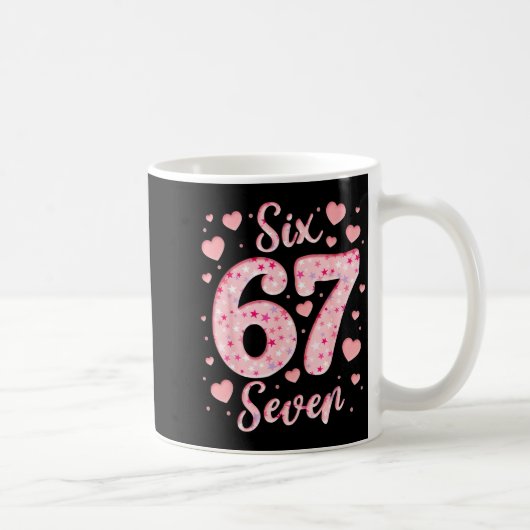 バレンタインデー 67 ハートだらけの面白いS コーヒーマグカップ (右)