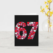 バレンタインデー 67 ハートでいっぱいの面白いミーム カード (黄色い花)