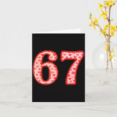 バレンタインデー 67 ハートでいっぱいの面白いミーム カード (黄色い花)