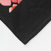 バレンタインデー 67 ハートでいっぱいの面白いミーム S フリースブランケット (角)