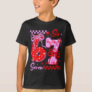 バレンタインデー 67 余興 6 7 バレンタイン ボウ ヒー Tシャツ