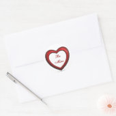 バレンタインデー"Be Mine"ハート – シール (封筒)