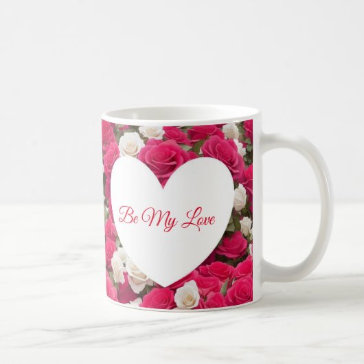 バレンタインデー – Be My Love Coffee Mug コーヒーマグカップ (右)