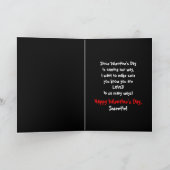 バレンタインデー – GRANDOHTER Teddy Bear/Red Rose シーズンカード (内部)