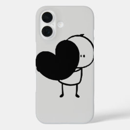 バレンタインデー iPhoneケース - ロマンティックハート iPhone 16ケース
