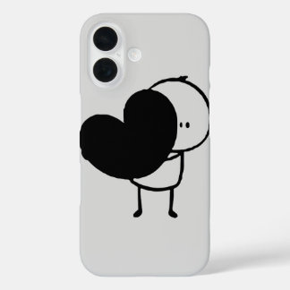 バレンタインデー iPhoneケース - ロマンティックハート iPhone 16ケース