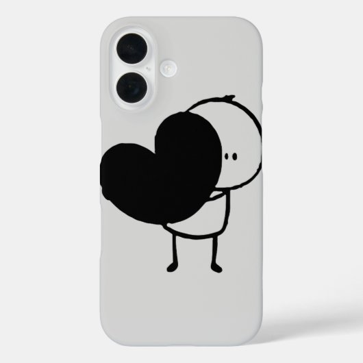 バレンタインデー iPhoneケース - ロマンティックハート Case-Mate iPhoneケース (裏面)