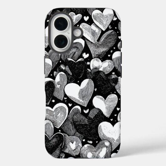 バレンタインデー iPhone 16 ケース | ロマンティック Case-Mate iPhoneケース (裏面)