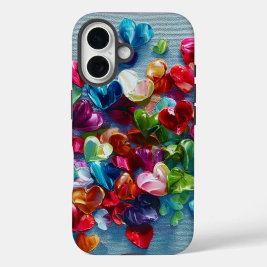 バレンタインデー iPhone 16 ケース | ロマンティック Case-Mate iPhoneケース (裏面)