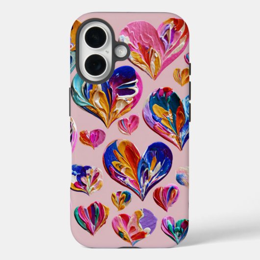 バレンタインデー iPhone 16 ケース | ロマンティック Case-Mate iPhoneケース (裏面)