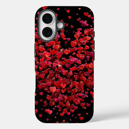 バレンタインデー iPhone 16 タフケース | ロマンティック Case-Mate iPhoneケース (裏面)