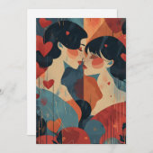 バレンタインデー LGBTQ シーズンカード (正面/裏面)