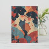 バレンタインデー LGBTQ シーズンカード (スタンド正面)