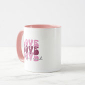 バレンタインデー "Love Love Love" マグカップ (正面左)