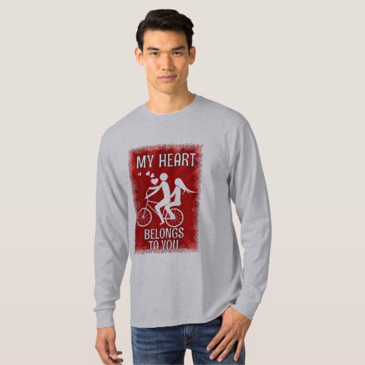 バレンタインデー Tシャツ (正面フル)