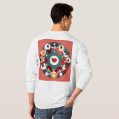 バレンタインデー Tシャツ (裏面フル)