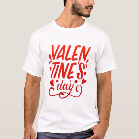 バレンタインデー Tシャツ (正面)