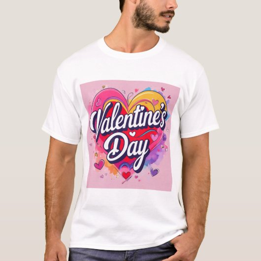 バレンタインデー Tシャツ (正面)