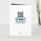 バレンタインデー- Tobey -コッカースパニエル シーズンカード (裏面)