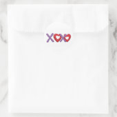 バレンタインデー XOXOプリント ステッカー (バッグ)