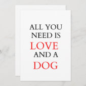 バレンタインデー XOXO かわいいペットの子犬の写真 ホリデー シーズンカード (正面/裏面)