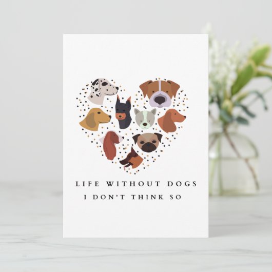 バレンタインデー XOXO かわいいペット子犬犬の写真 休日 シーズンカード (スタンド正面)