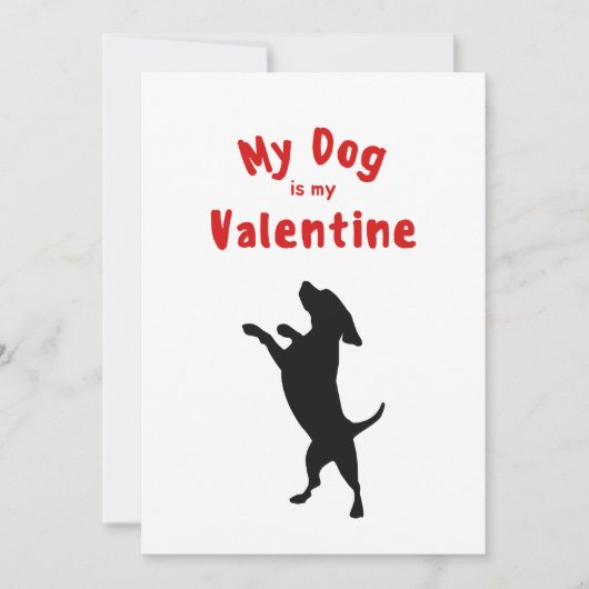 バレンタインデー XOXO かわいいペット子犬犬の写真 休日 シーズンカード (正面)