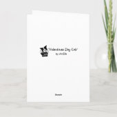 'バレンタインデーcob'カード,愛する人,馬,ポニー カード (裏面)