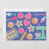 バレンタインデーCOOKIEパーティの招待状 招待状 (裏面)