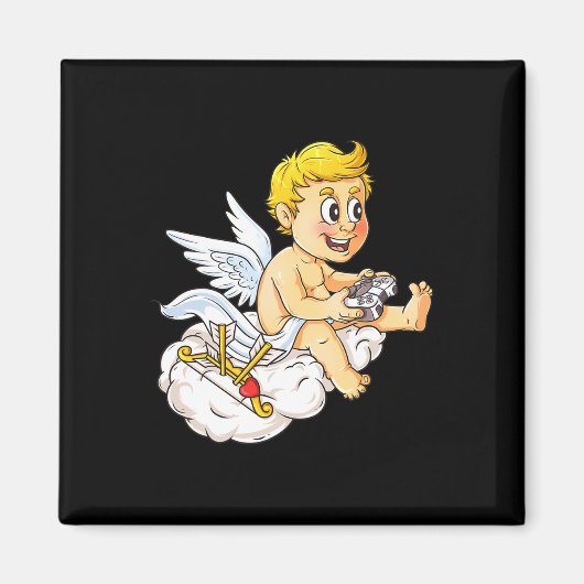 バレンタインデーCupidビデオゲーマーコントローラーBoys K マグネット (正面)