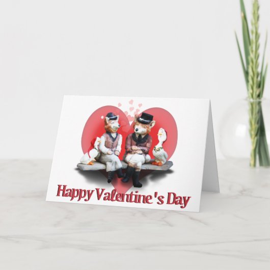 バレンタインデーfoxyカップル シーズンカード (正面)