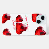 バレンタインデーiPhone 15ケース Case-Mate iPhoneケース (裏面 (横))