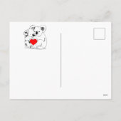 バレンタインデーKoala Bearsはがき シーズンポストカード (裏面)