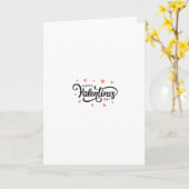 バレンタインデーTシャツ | かわいい＆ロマンチックなギフト カード (黄色い花)