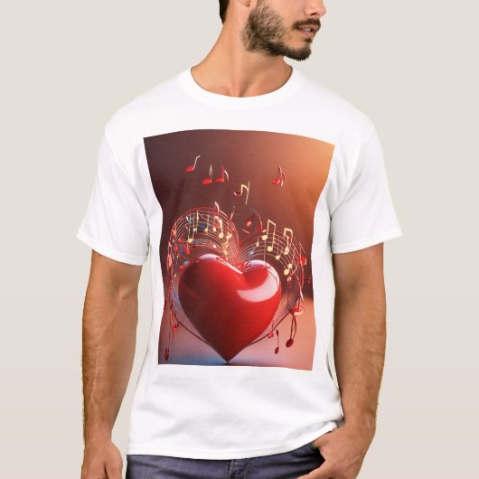 バレンタインデーTシャツ Tシャツ (正面)