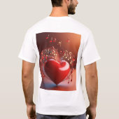 バレンタインデーTシャツ Tシャツ (裏面)