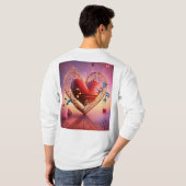 バレンタインデーTシャツ Tシャツ (裏面フル)