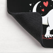 バレンタインデーTレックスI盗むハート恐竜の愛 マウスパッド (コーナー)