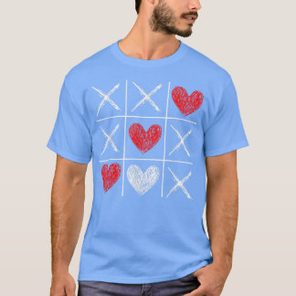 バレンタインデーTic-Tac-Toe XO-XO おもしろいValentine G Tシャツ