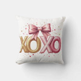 バレンタインデーXOXOピンク クッション