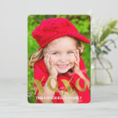 バレンタインデーXOXOフォトカード シーズンカード (スタンド正面)