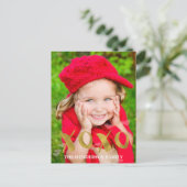 バレンタインデーXOXOフォトカード シーズンポストカード (スタンド正面)