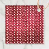 バレンタインデーXOXOペットドッグ写真 フェイバータグ (裏面)