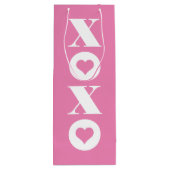 バレンタインデーXOXO ワインギフトバッグ (裏面)