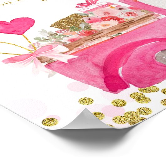 バレンタイントラックの恋人は言わないベビーポスター ポスター (角)