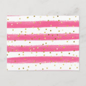 バレンタイントラックスイートハートの本のためのベビー インビテーションポストカード (裏面)