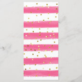 バレンタイントラックスイートハート赤ちゃんシャワーメニュー メニュー (裏面)