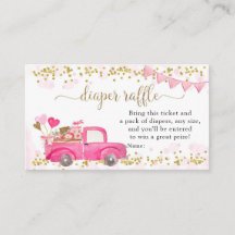 バレンタイントラックスウィートおむつラッフル