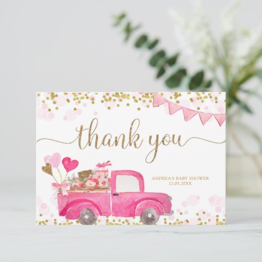 バレンタイントラックスウィートアートサンキューカード サンキューカード (スタンド正面)