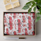 バレンタイントラック（白） 薄葉紙 (ギフト)